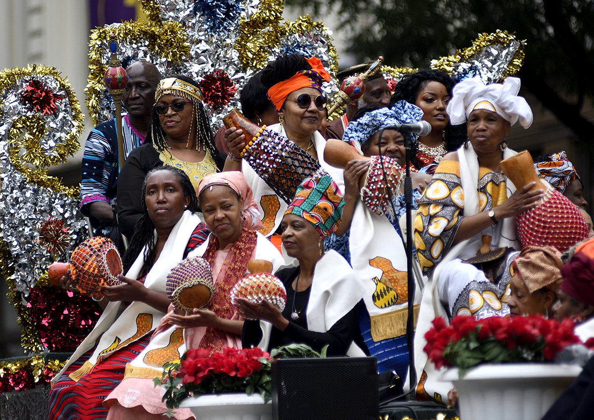 Musicians on a float perform with traditional African instruments during the 2018 Juneteenth Parade in Center City, Philadelphia. Photo courtesy of Bastiaan Slabbers/iStock via Getty Images. Musicians on a float perform with traditional African instruments during the 2018 Juneteenth Parade in Center City, Philadelphia. Photo courtesy of Bastiaan Slabbers/iStock via Getty Images.
